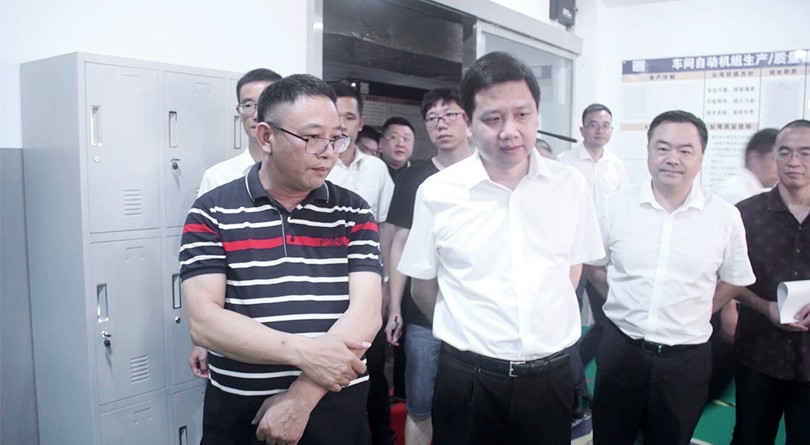 樂清市方暉市長一行到浙江創奇電氣有限公司調研